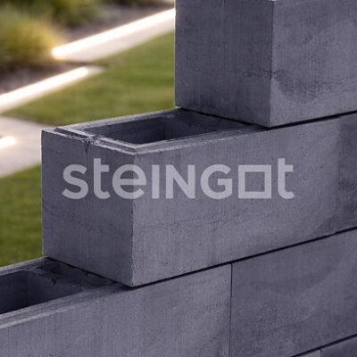 Steingot Архитектурный блок 500*200*200 Графитовый камень (Stein Black)