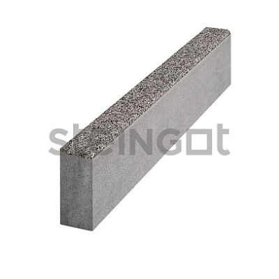 Steingot Бордюр Садовый 1000*200*80 Пепельный гранит (Fumo Bello)