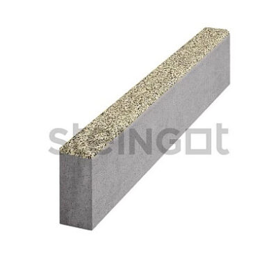 Steingot Бордюр Садовый 1000*200*80 Дымчатый гранит (Terra Antica)