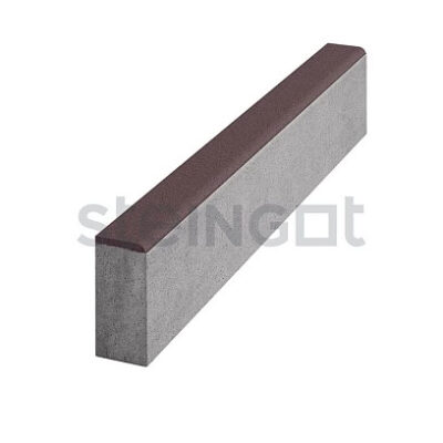 Steingot Бордюр Садовый 1000*200*80 Темно-коричневый